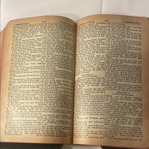 Vintage Holy Bible with Personalized Cover - Picture 5 of 5